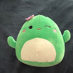 Squishmallows Green and Cream Stuffed Animal